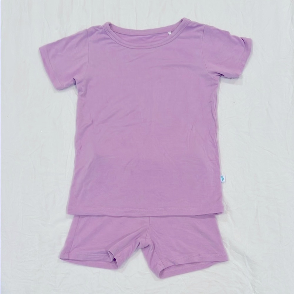 Posh Peanut Lavender Short Sleeve Pajama Set